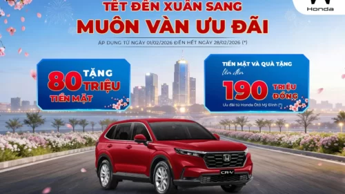 Ưu đãi Honda CR-V tháng 2/2026