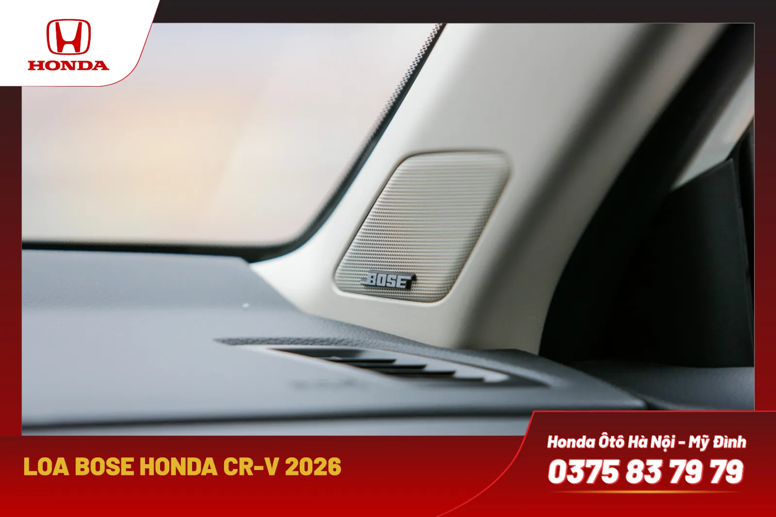 Hệ thống loa 12 loa BOSE cao cấp (e:HEV L/RS) cho trải nghiệm âm thanh sống động và chân thực