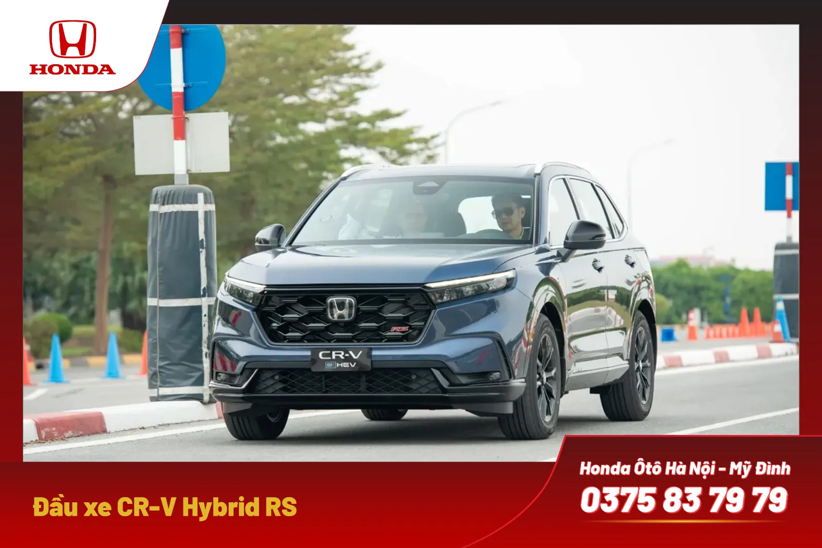 Thiết kế đầu xe Honda CR-V e:HEV RS 2026