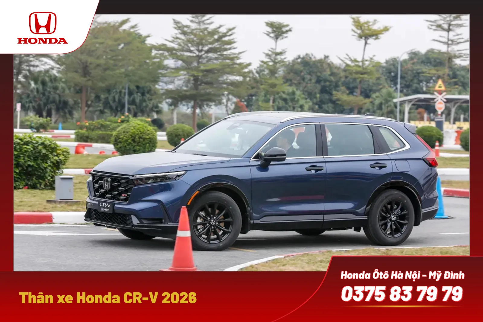 Thiết kế thân xe Honda CR-V e:HEV RS 2026