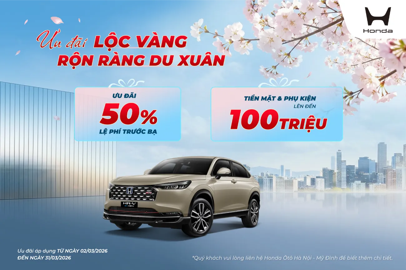 Ưu đãi Honda HR-V tháng 3/2026