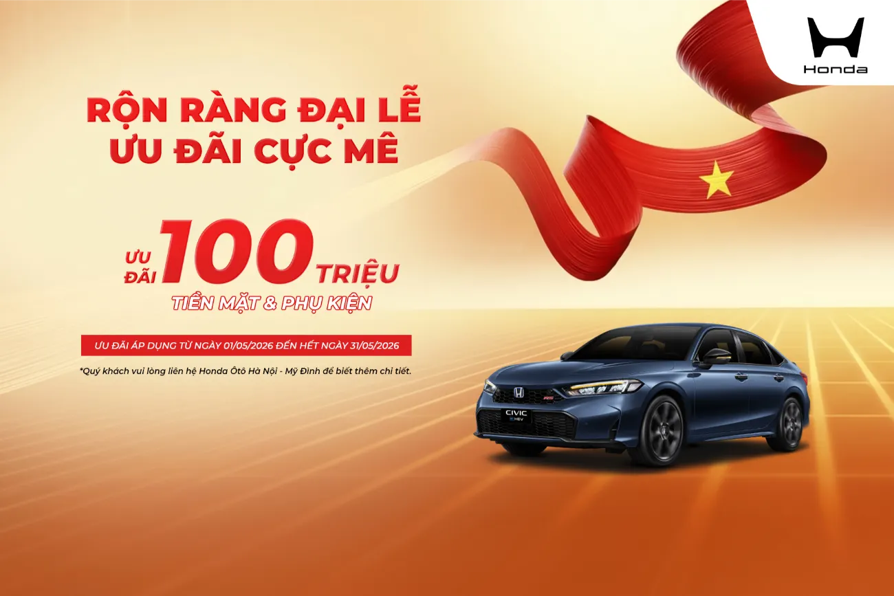 Ưu đãi mua xe ô tô Honda Civic tháng 5/2026