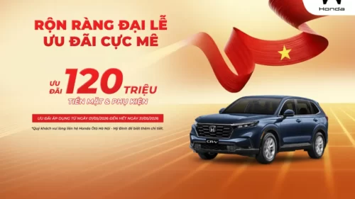 Ưu đãi mua xe ô tô Honda CR-V tháng 5/2026