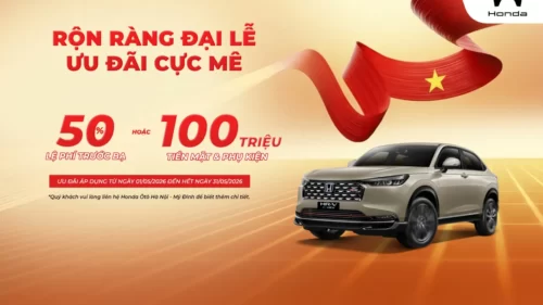 Ưu đãi mua xe ô tô Honda HR-V tháng 5/2026