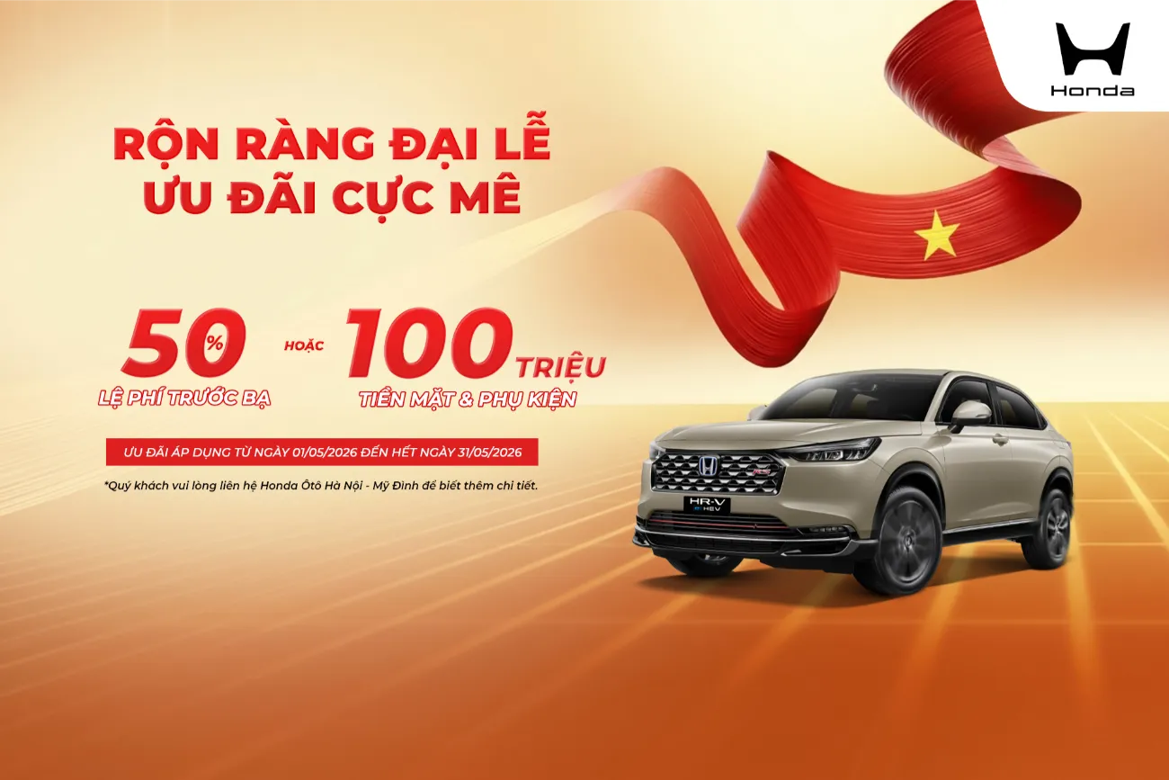 Ưu đãi mua xe ô tô Honda HR-V tháng 5/2026