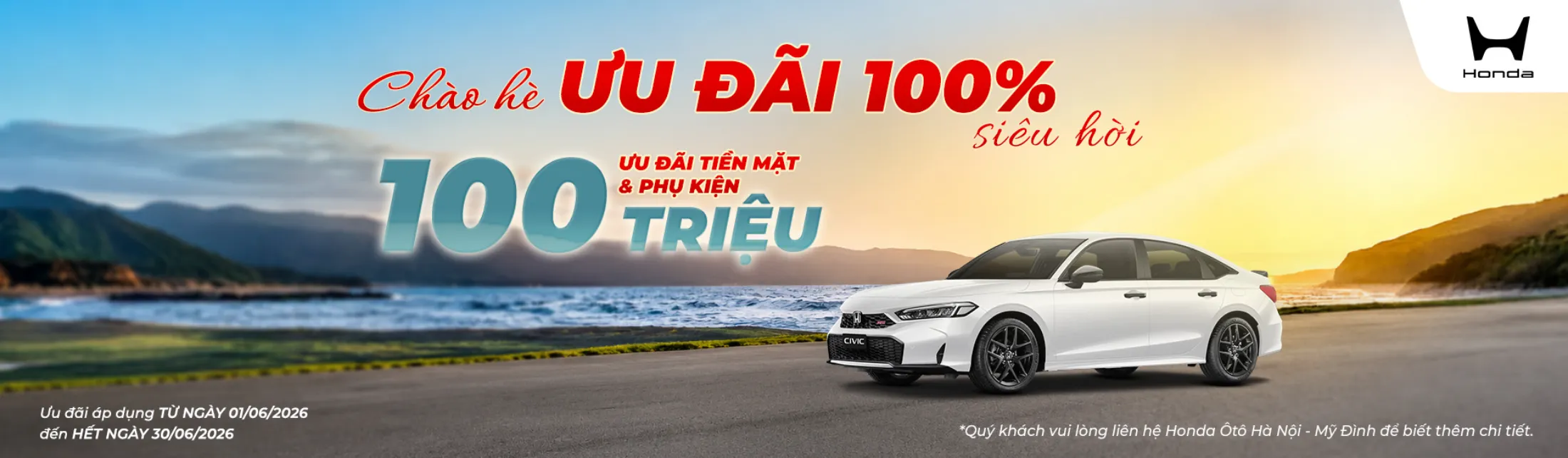 Ưu đãi Honda Civic tháng 6/2026
