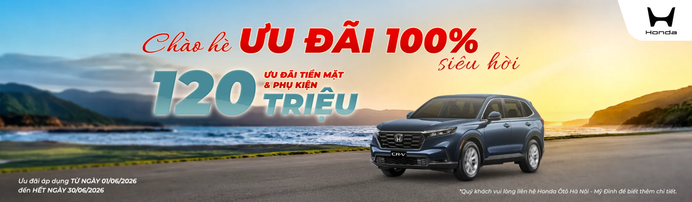 Ưu đãi Honda CR-V tháng 6/2026
