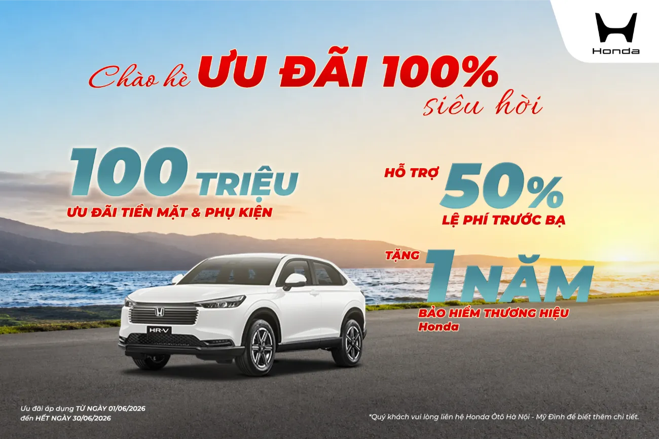 Ưu đãi Honda HR-V tháng 6/2026