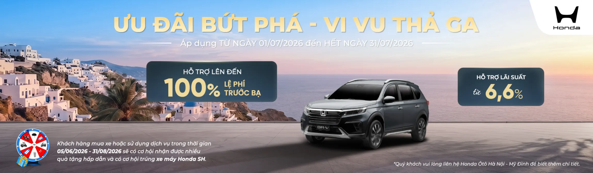 Ưu đãi Honda BR-V tháng 7/2026