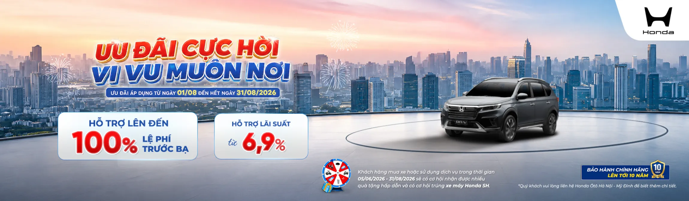 Ưu đãi Honda BR-V tháng 8/2026