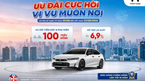 Ưu đãi Honda Civic tháng 8/2026