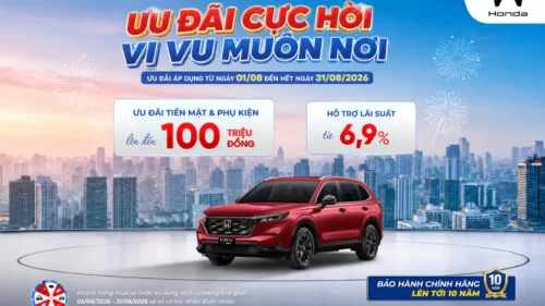 Ưu đãi Honda CR-V tháng 8/2026