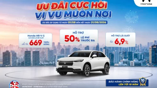 Ưu đãi Honda HR-V tháng 8/2026