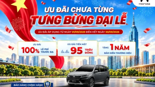 Ưu đãi mua xe Honda BR-V tháng 9/2026