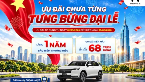 Ưu đãi mua xe Honda HR-V tháng 9/2026